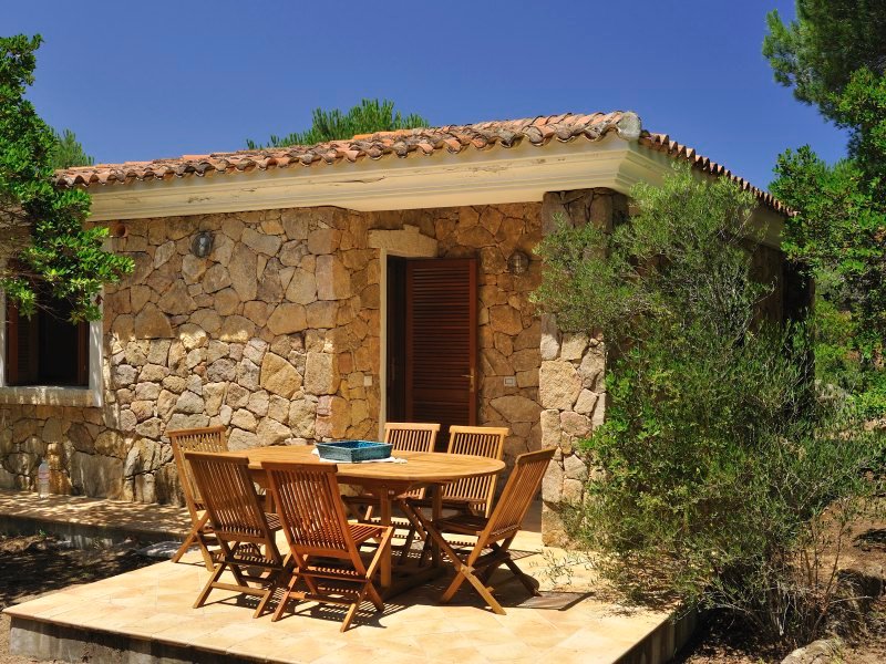 Villa Laguna mit Esstisch im Freien Villa Laguna mit Esstisch im Freien