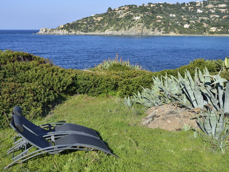 Garten zum Entspannen mit direktem Meerblick Garten zum Entspannen mit direktem Meerblick