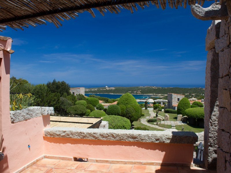 Obere Terrasse Domus 17 mit Blick auf's Meer Obere Terrasse Domus 17 mit Blick auf's Meer