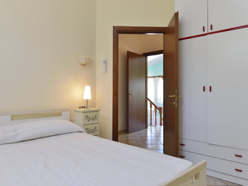 Schlafzimmer 2 mit Doppelbett und viel Stauraum Schlafzimmer 2 mit Doppelbett und viel Stauraum