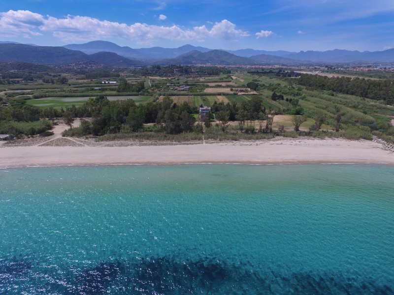 Luftaufnahme Orri und Strandabschnitt Luftaufnahme Orri und Strandabschnitt