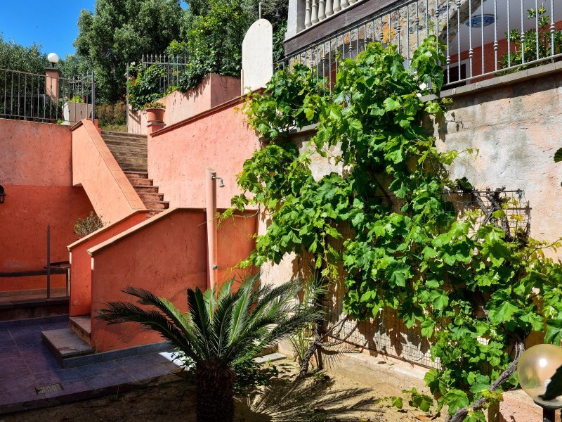 Kleiner Innenhof mit Garten und Aussendusche Kleiner Innenhof mit Garten und Aussendusche