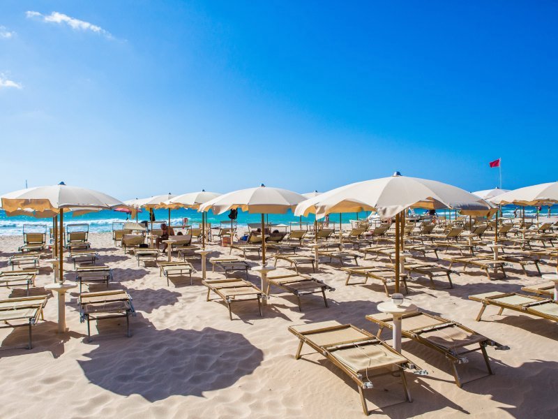 Relaxen am Strand von Chia Relaxen am Strand von Chia