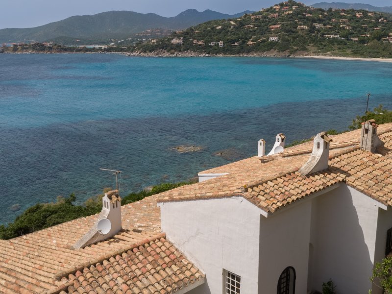 Top Lage mit Blick über die Bucht von Torre delle Stelle Top Lage mit Blick über die Bucht von Torre delle Stelle