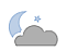 Broken clouds. Chilly.