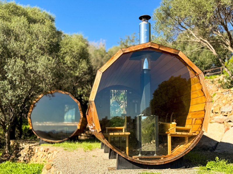 Sauna mitten in der Natur