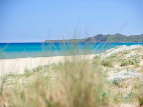 Strand vor der Villa Beatrice