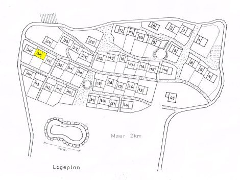 Position des Hauses in der Anlage Li Conchi